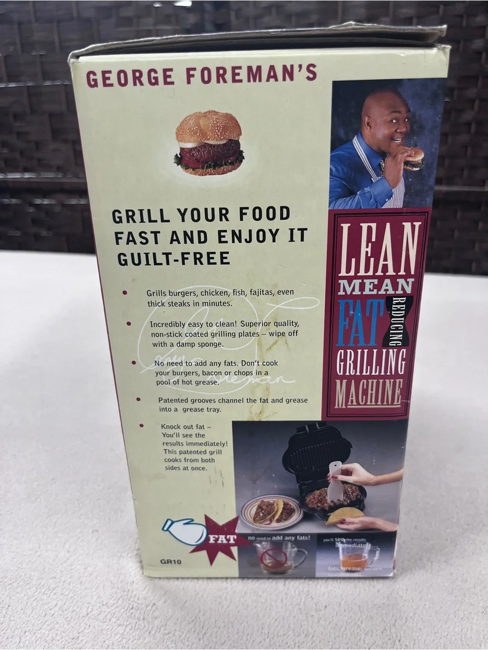 George Foreman's Lean Mean Fat Reducing Grilling Machine